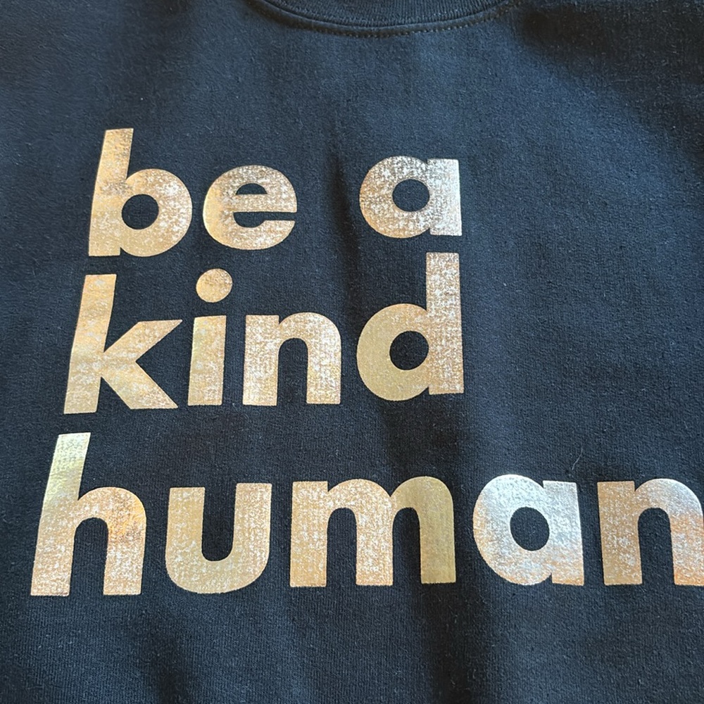 Be a kind human crewneck sweatshirt